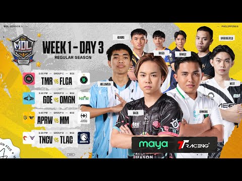 🔴 LIVE | MDL PH S5 | FILIPINO - Week 1 Day 3