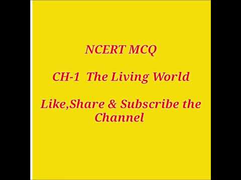 CH 1 THE LIVING WORLD mcq NEET 2023 #shorts #viral #trending #mcq #pyq #neet2023 #neet #ncert