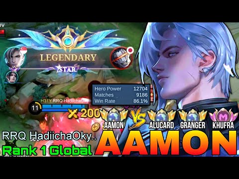 9,100+ Matches Aamon VS Top Tier Enemies - Top 1 Global Aamon by RRQ HadiichaOky.. - Mobile Legends