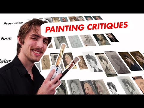 I Challenged my Discord to a Painting Contest - Portrait Drawing Critiques