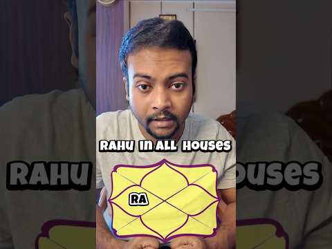 Rahu in all Houses in Astrology | Rahu in all 12 Houses #vedicastrology #rahu
