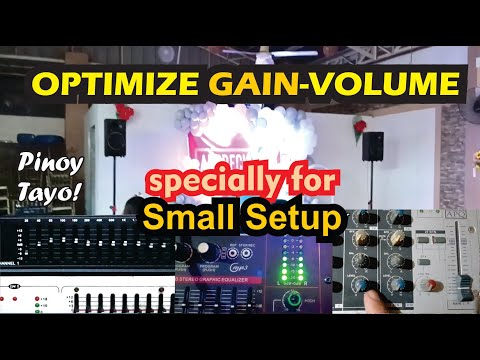 Optimize Mixer Volume specially for Small Speaker Setup