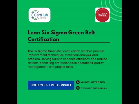 Lean Six Sigma Green Belt Certification from CertHub