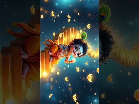 AI Reimagines Cute Young Lord Krishna #lordkrishna #krishnastatus #krishnalove #krishna
