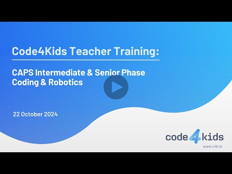 Teach CAPS Coding and Robotics for Intermediate and Senior Phase