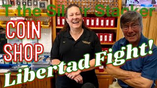 Fighting for Libertads at Smith's Coins?  Two Guys- One Pile of Mexican Libertads!!!