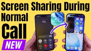 iOS 26 Screen Sharing Demo | Share iPhone Screen During Normal Call DEMO