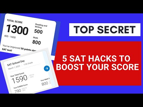 5  SAT Hacks To Boost Your Score 100 Points Today | SAT Prep | SAT Preparation | SATMATH COACH