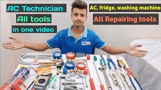 Ac technician tools name list with pictures and details in hindi. ac tools name list. ac tool kit.