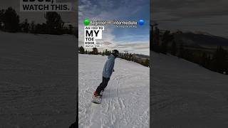 🟢 beginner 👉🏽 Intermediate 🔵 turns on a snowboard #snowboardtrainers #snowboard #snowboarding