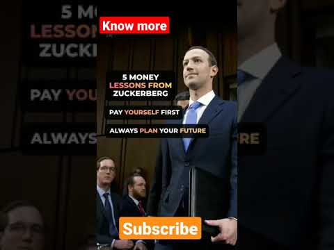 Money lessons learn from mark zuckerberg #shorts #knowmore