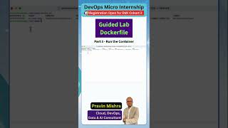 Dockerfile Guided Lab Part 3 - Run the container