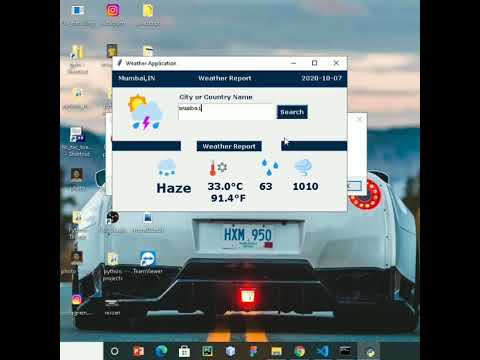 #MR.ProgHammer  #codingkites      Weather Application Using Python || Source Code