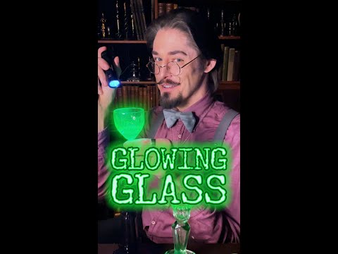 Glowing Glass #history #english #ghost #treasure #vintage #antique #chemistry #craft #science #facts