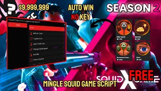 Squid Game X Script Gui | Hack | Godmode, Auto win, Infinite coins, and more! | NO KEY!