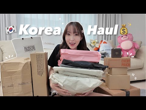 【HAUL】First delivery unboxing📦✨Recommended Korean brands🇰🇷💞