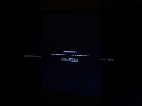 Emergency restart your pc🔥.#youtubeshorts #asusrog #laptop #windows #gamingcomputer