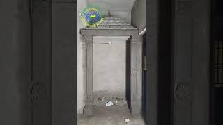 Pooja room design cement works @MageshElevations #buildingdesign #cementdesign #constructiondesign