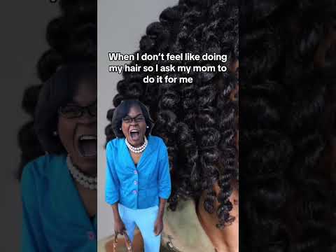 Thanks mom🤍 #naturalhairgoals #curlyhair #hairstyles #naturalhairdontcare