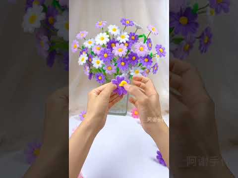 Transform simple materials into beautiful DIY flowers.