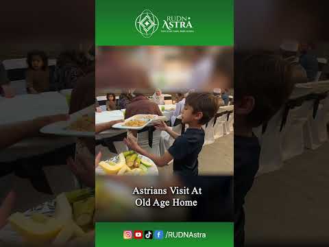 Astrians Visit Old Age Home | Sharing Food & Love | Rudn Astra