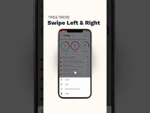 Swipe to Delete or Edit Entries on Cronometer!  #nutrition #cronometer #healthjourney