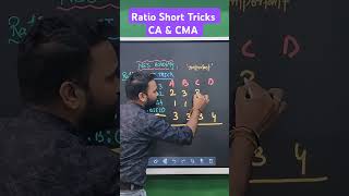CA & CMA Ratio Short Trick #icai #caclasses #offlineclasses #ca