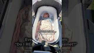 What our bassinet does that a car seat can’t. We use it daily. Totally worth it. #bassinet #doona