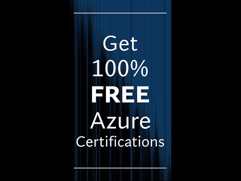 100% Free Microsoft Certifications.