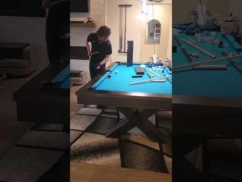 When half of the table is taken for construction