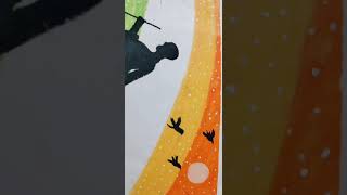 Independent day Activity for kids || oil pastels colour painting || Creativity with VAANI