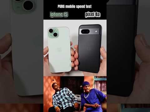 iphone 15 vs Google pixel 8a PUBG mobile boot test #pubgmobile #pubg