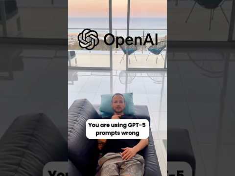 Stop Using GPT-5 Wrong #AI #OpenAI #GPT5 #ChatGPT