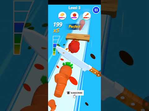🔪 Knife Cutting Challenge Game 🎮#shorts #gaming #games #gamingshorts #gameplay #cuttingfruit
