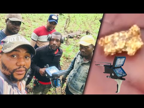Search and exploration for gold nugget by one of our customers in Congo using TITAN GER 1000 device