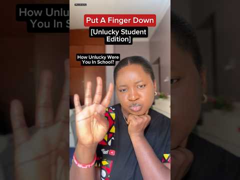 Put a finger down, Unlucky student edition #shorts #putafingerdown #fingerdown #viralshorts