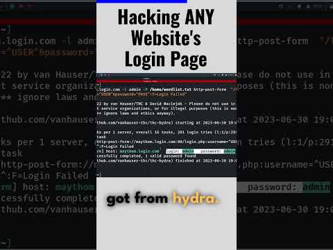 How Hackers Bruteforce Login Pages!