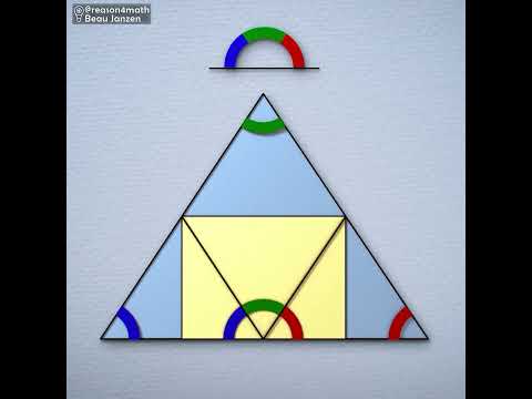 All Interior Angles of a Triangle Total 180 Degrees