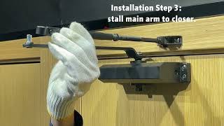 SOPHIA  DK500 Series Automatic Door Closer Standard Installation