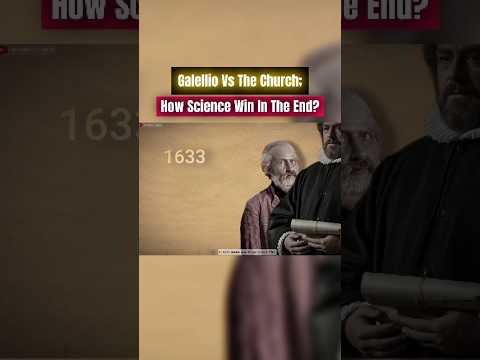 Galileo Vs The Church:  How does science win in the end?  #shorts