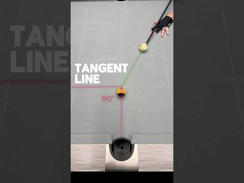 Tangent line Pool #8ball #8ballpool #pool #9ball #billiards #billiard #howto #tip #tips #tutorial