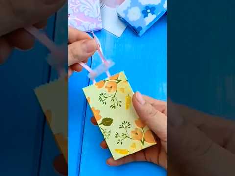 Craft with paper | how to make shopping bags with paper #shortsvideo
