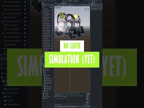 Open source software has it's challenges. #godot #jolt #joltphysics #gamedev #clothsimulation #cloth