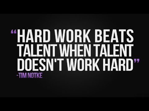 Hard Work vs Talent | The Secret to Success and Mastery Smart Work | Power Of Effort And Consistency