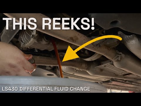 Changing the differential fluid in my 20 year old Lexus for the first time