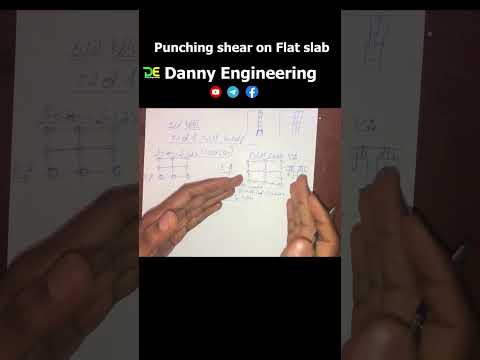 Punching shear on flat slab related to earth quake