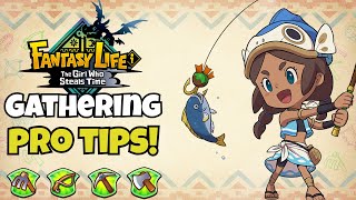 Gathering PRO TIPS In Fantasy Life i: The Girl Who Steals Time!