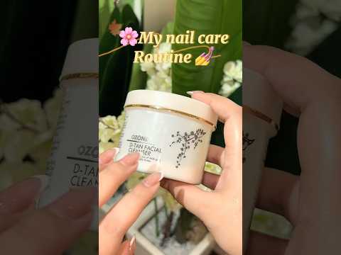 🌸Nail care routine💅 #nails #dailyvlog #dailyshorts #trending #shorts #lifestyle #marriedlife