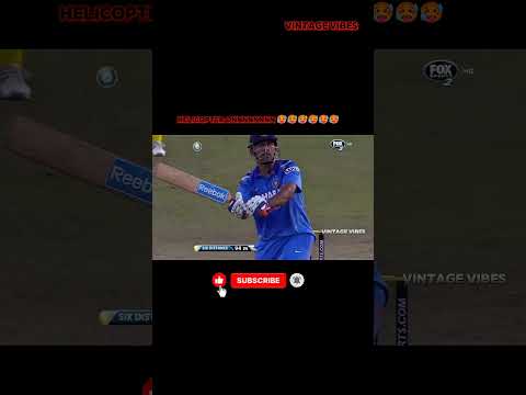 Dhoni's 100M Helicopter Shot! 🚀🏏