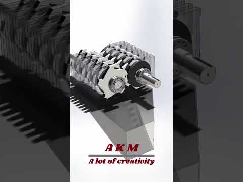 #cad #solidworks #mechanic #mechanical #machine #shredermachine